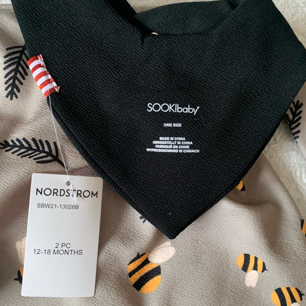 🐝 SOOKIbaby NWT romper viscose blend 🐝 9/12 - Picture 9 of 10